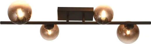 BRILAGI - LED Prisadený luster MILLA 4xG9/3W/230V hnedá/dymová hnedá