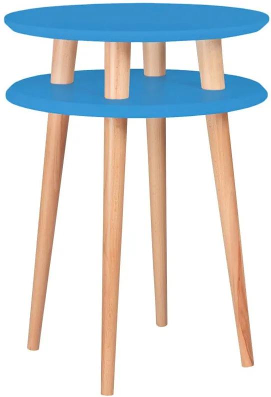 Modrý odkladací stolík Ragaba Ufo, ⌀ 45 cm