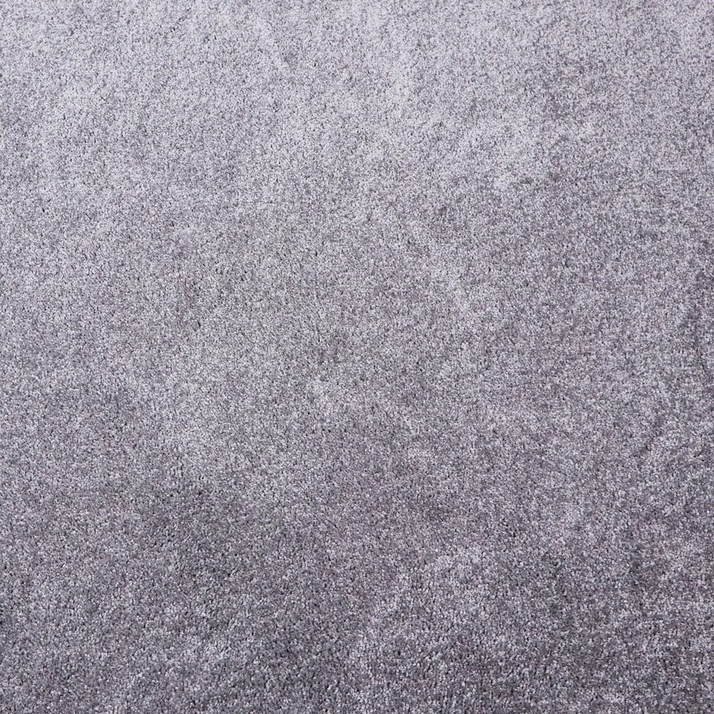 AKCIA: 140x200 cm Kusový koberec Velur Ultra strieborný - obšitý zo všetkých strán, šíře, šedá, filc, kancelária, AladinWorld Expres