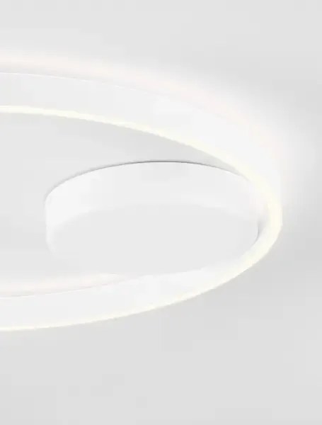 LED stmievateľné biele dizajnové stropné svietidlo Hedra 60