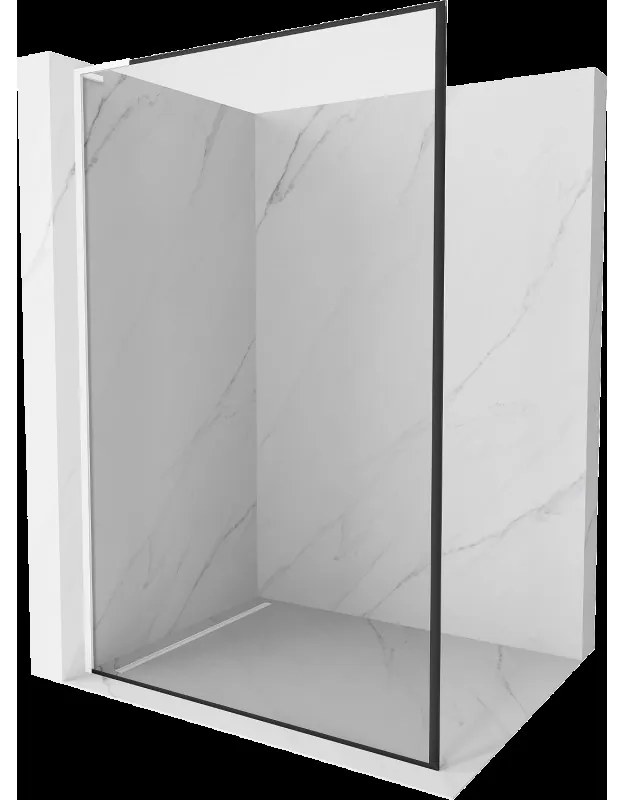 Mexen Kioto L sprchová stena Walk-in 100 x 200 cm, čierny vzor, biela - 800-100-103-20-70