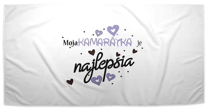 Sablio Uterák Moja kamarátka je najlepšia - 50x100 cm