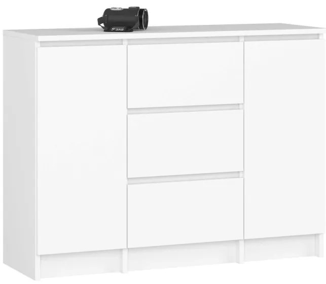 Komoda K100 2D 3SZ biela