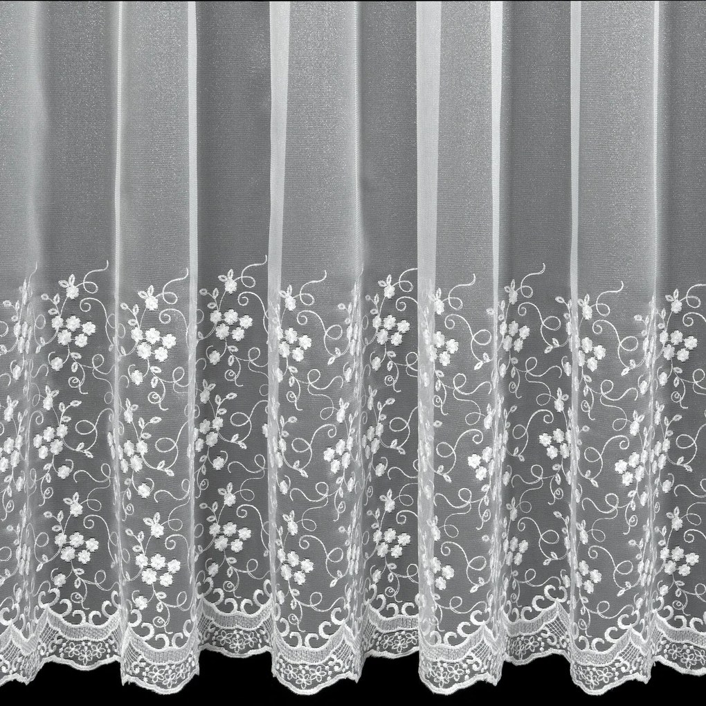 ZÁCLONA NA PÁSKE LILAC 400X160 CM, 200X250 CM BIELA