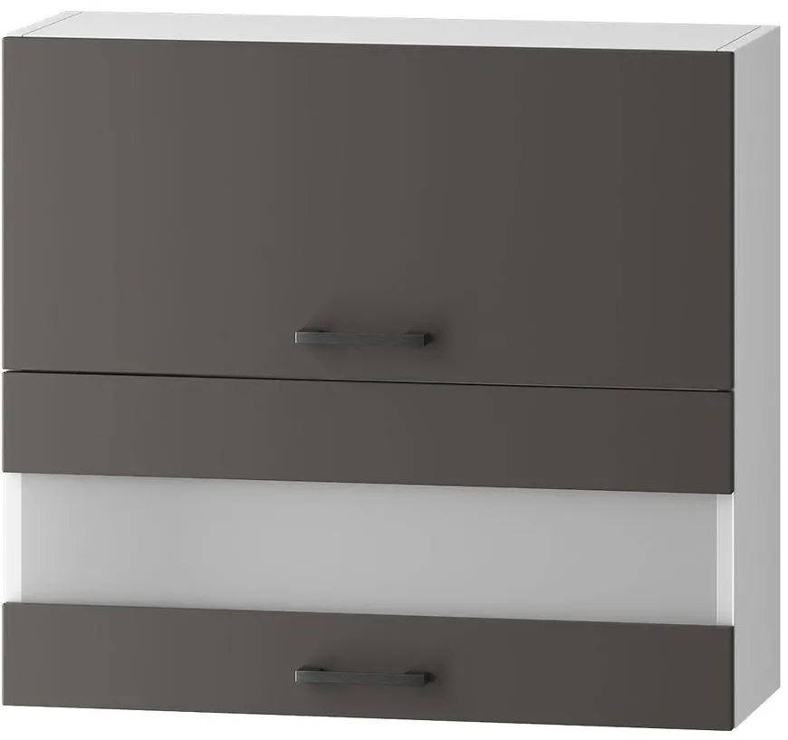 Kuchynská skrinka Clara Ws80 Grf/2 Sp šedý grafit/Artisan