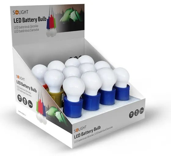 SOLIGHT LED svietidlo 1W/50Lm 3 x batéria AAA