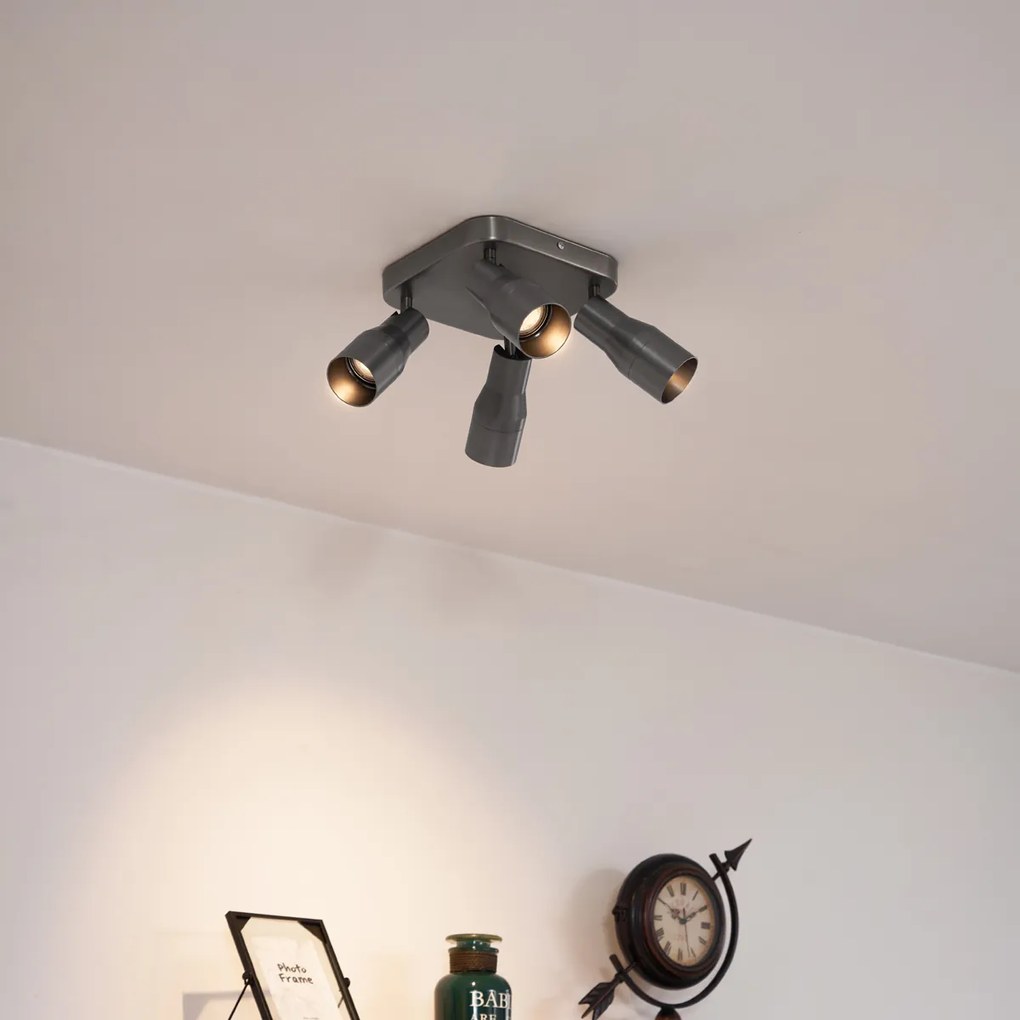 Štvorbodové stropné bodové svietidlo GU10 50 mm štvorcové - Stanley