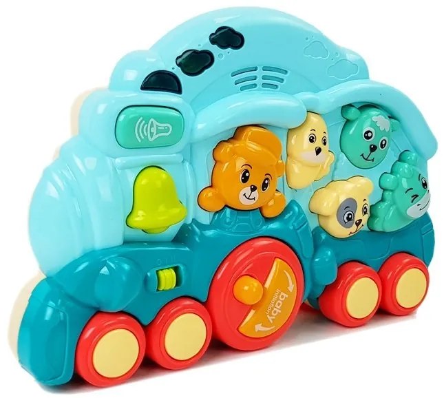 LEAN TOYS Interaktívna lokomotíva pre deti