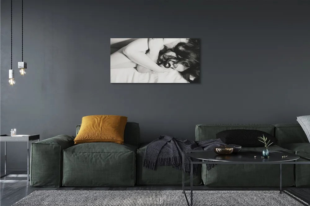 Obraz canvas spiace ženu 125x50 cm