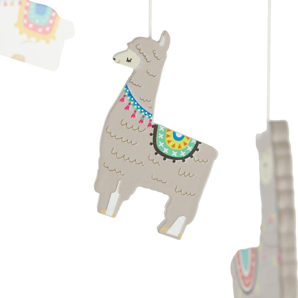 Bieco - Drevený závesný kolotoč - lama