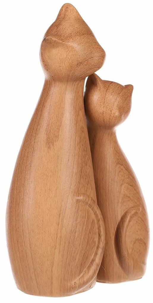 Dekorácia Mačky, 11 x 6 x 17 cm, set 2 ks, polyresin