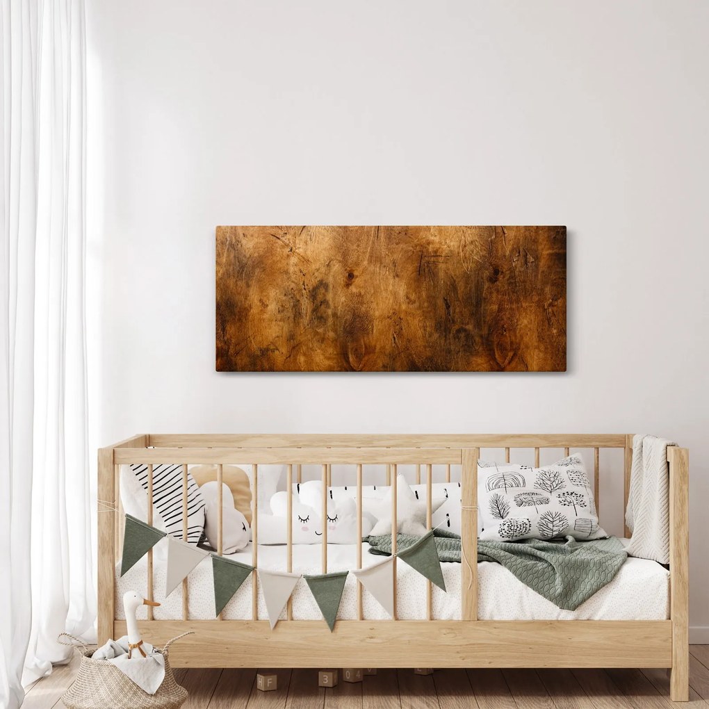 Obraz - Detail dreva (120x50 cm)