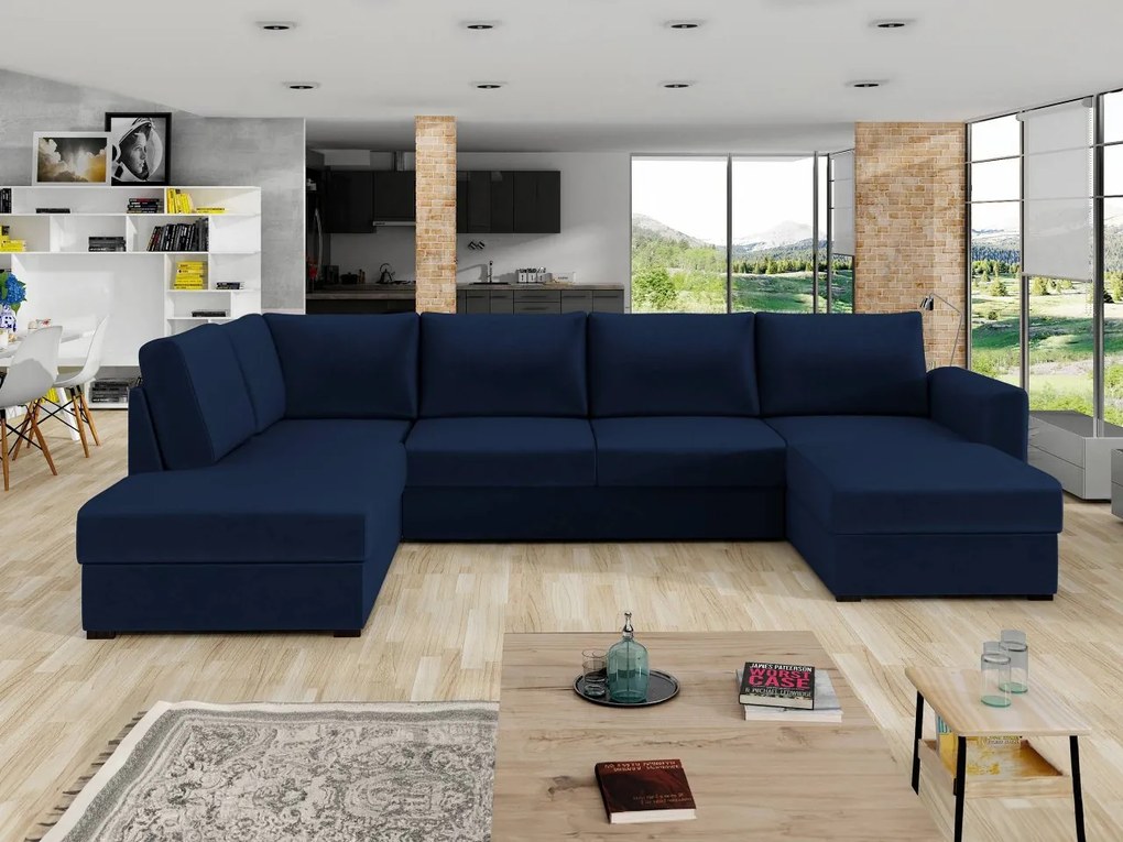 Sedacia súprava Szafran, Dostupné poťahy: ekokoža Soft 017 + Lux 06, Strana: ľavá