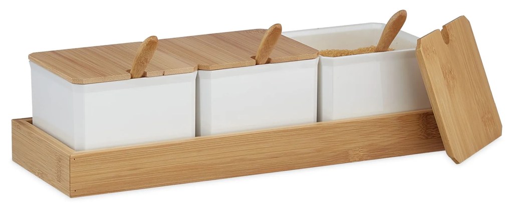 Sada 3 koreničiek RD1599, biela