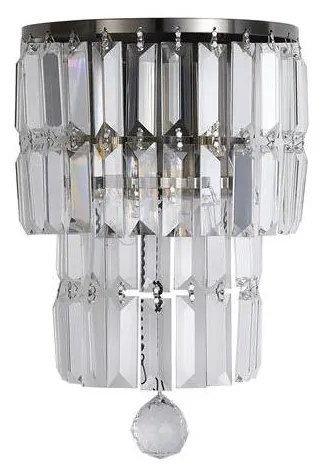 Searchlight 61321-2AB - Nástenné svietidlo EMPIRE 2xE14/7W/230V IP44