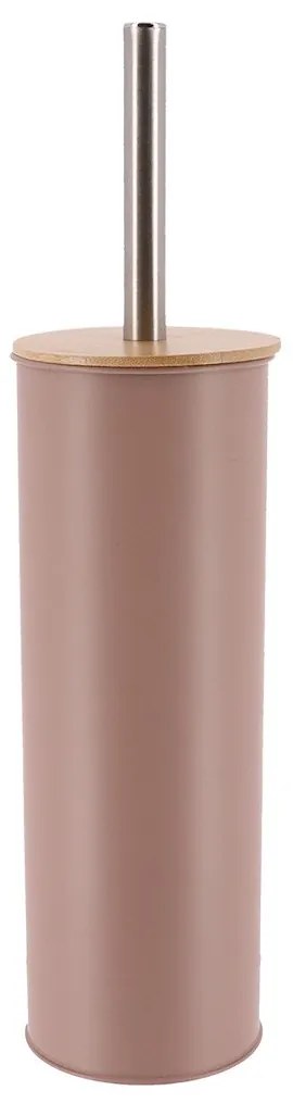 TENDANCE WC kefa Timeless, béžová/s drevenými a chrómovými prvkami