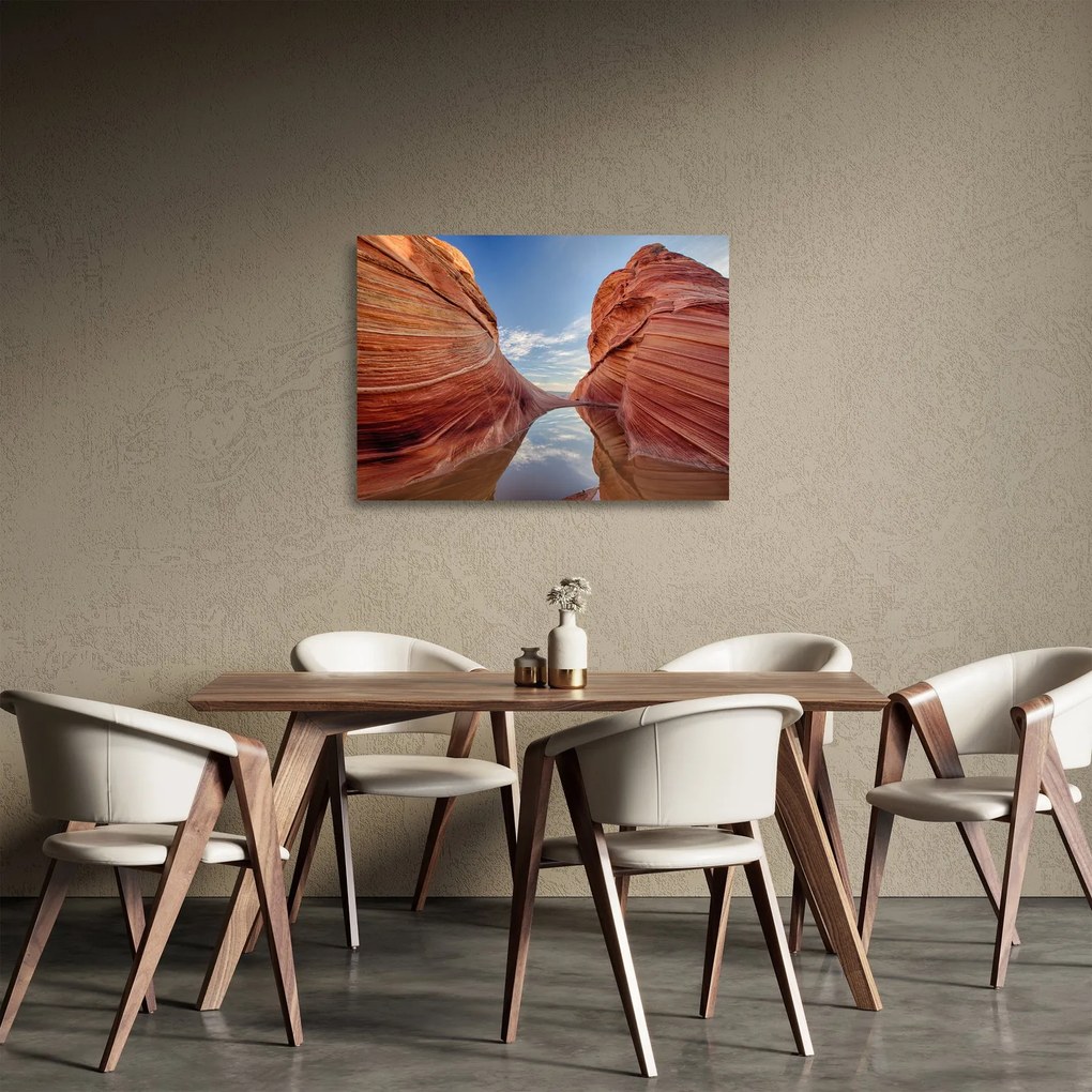 Sklenený obraz - Vermilion Cliffs Arizona (70x50 cm)