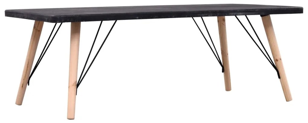 vidaXL Konferenčný stolík v betónovom prevedení 112x60x41 cm, MDF