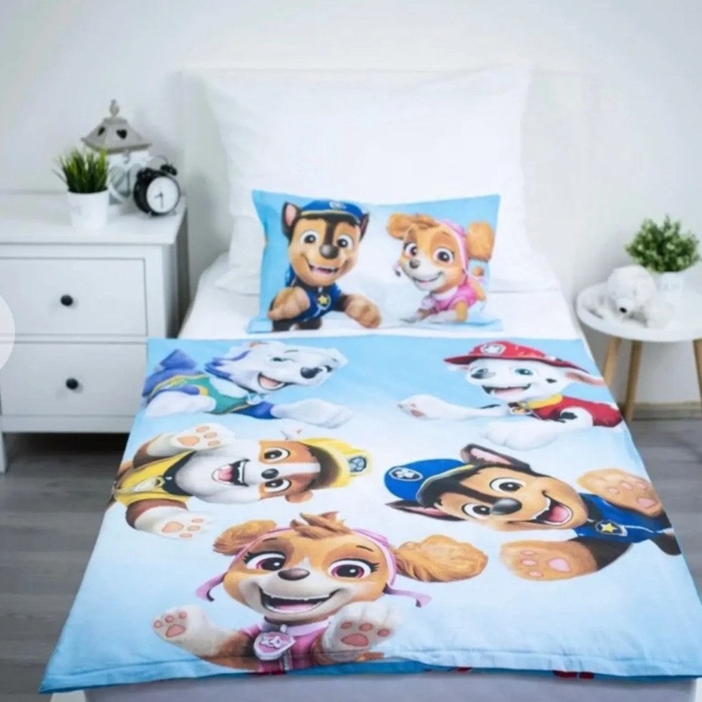 Obliečky Disney Labková patrola Paw patrol do postieľky 135x100cm+40x60cm Faro
