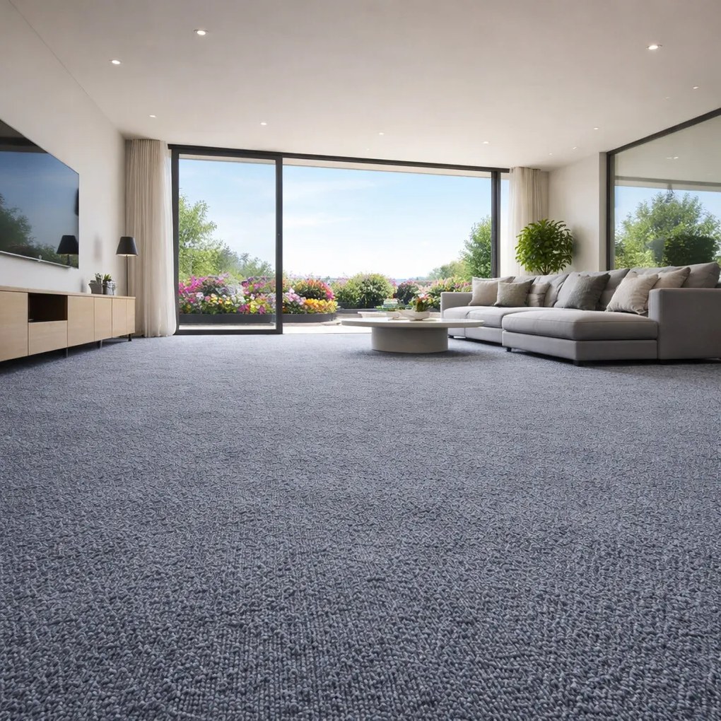 Metrážny koberec Rambo-Bet 73, na mieru, šíře 2m, šedá, filc, kuchyňa, Condor Carpets