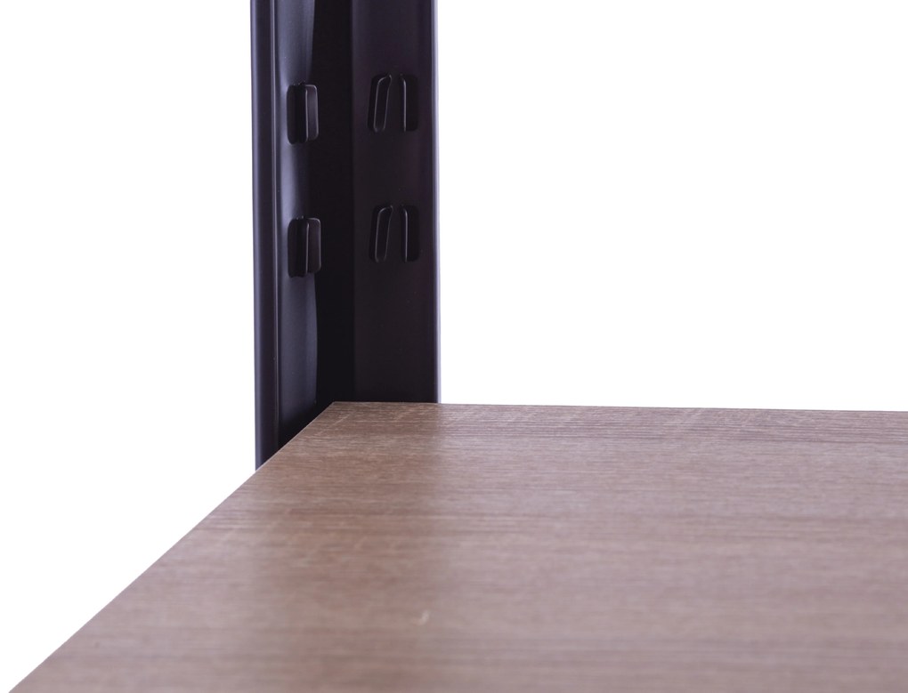 Trestles Interiérový regál 1800x900x400, čierna mat., 5 políc RP7H-5-MUA40-9005