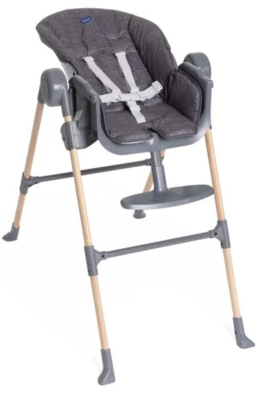 Chicco - Detská jedálenská stolička Polly Essential - šedá