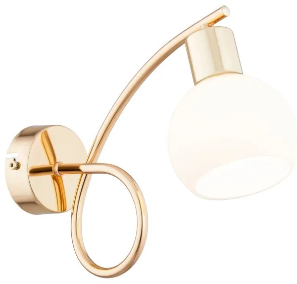 Nástenné svietidlo ERYKA 1xE14/10W/230V zlatá