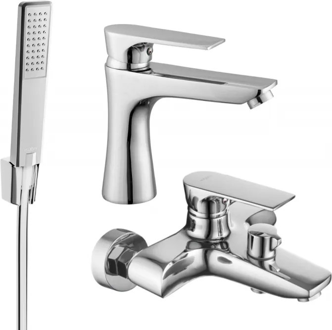 Mexen Axel R72 vaňový set, chróm - 73803R72-00