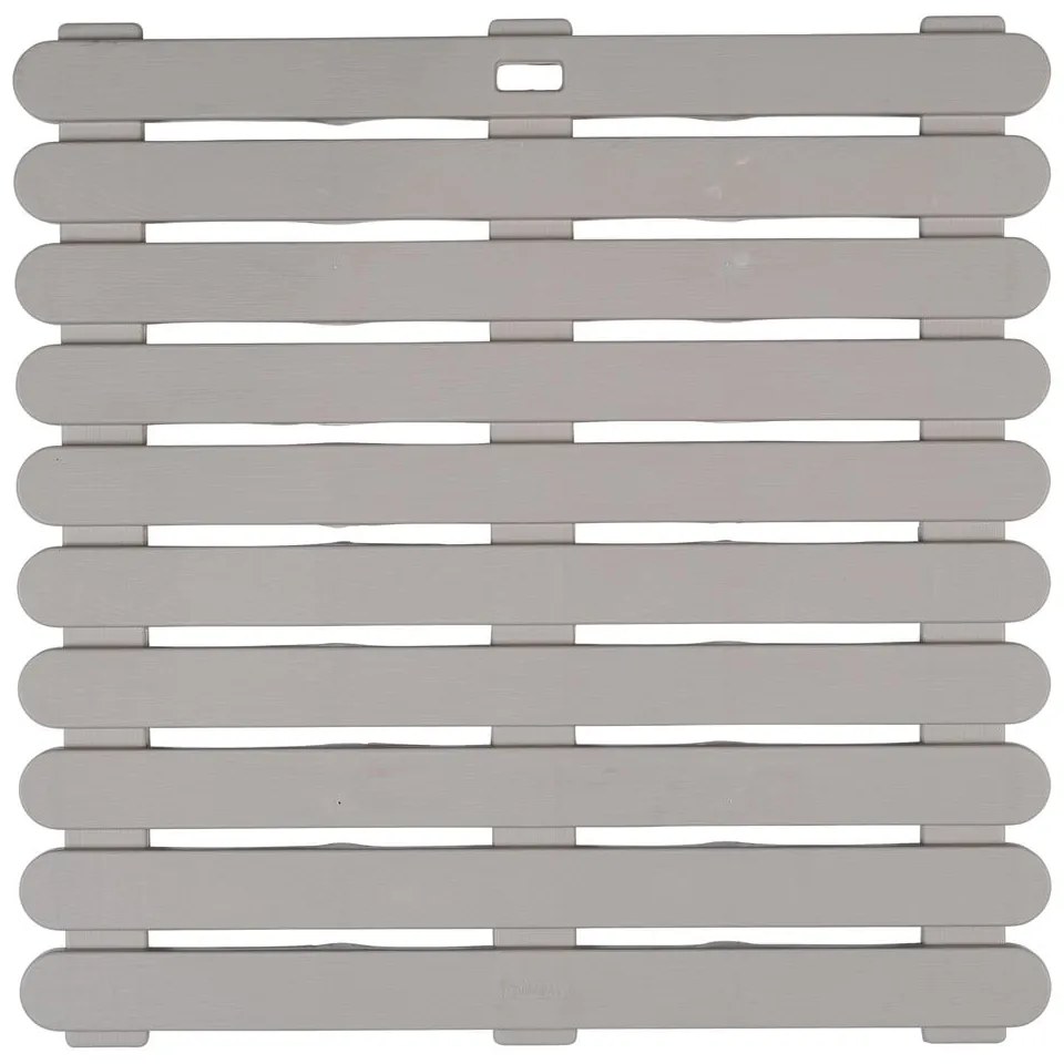 Béžová plastová kúpeľňová predložka 55x55 cm – Wenko