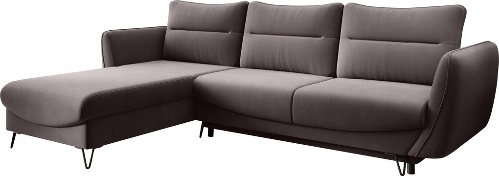 Rohová sedačka Scottie 07 (hnedá) (L)