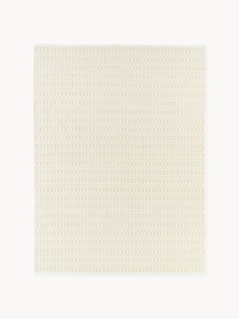 Ručne tkaný koberec do interiéru/exteriéru's geometrickým vzorom Rune