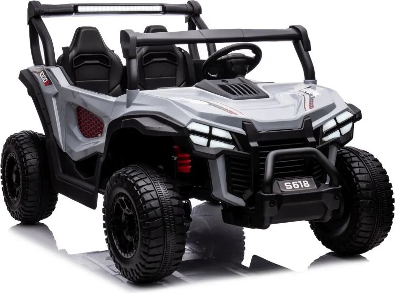 LEAN CARS Elektrické autíčko S618 sivé 4x4