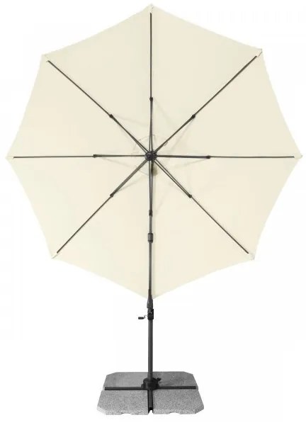 Derby RAVENNA 330 cm - veľký záhradný výkyvný slnečník s bočnou tyčou : Barvy slunečníků - 820