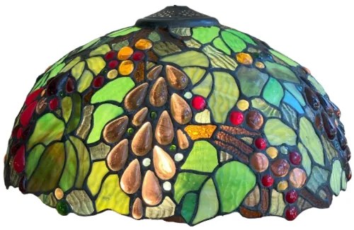 Tiffany luster Premium s troma retiazkami Ø42 WINE OVAL