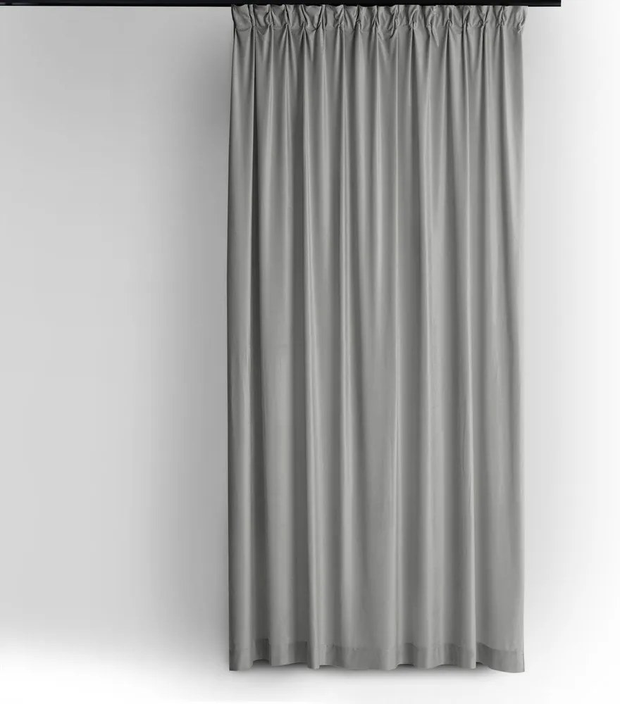 Sivý zamatový dimout záves 200x225 cm Velto – Filumi
