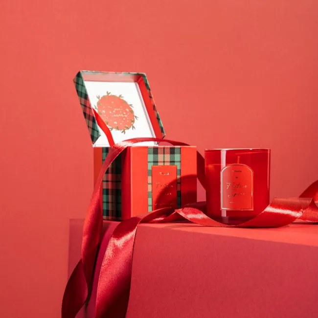 Sviečka TARTAN Festive Spice 760631