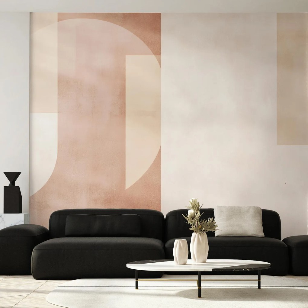 Fototapeta - Minimalistická béžová tapeta II. (147x102 cm)