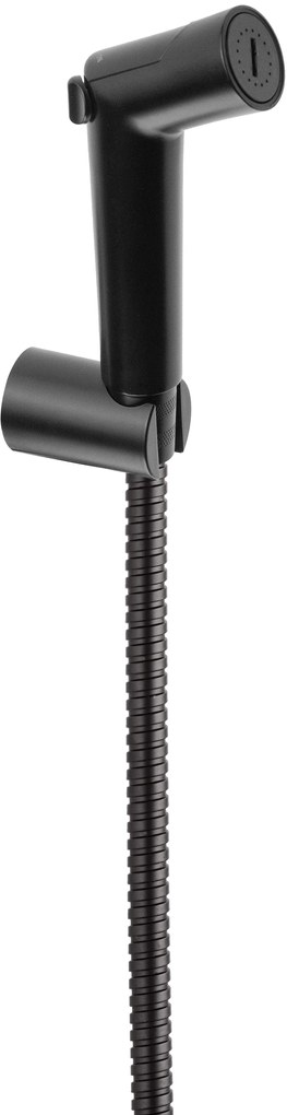 Deante Bidetta, ručná sprchová bidetová súprava s držiakom, čierna matná, DEA-ANW_N71B