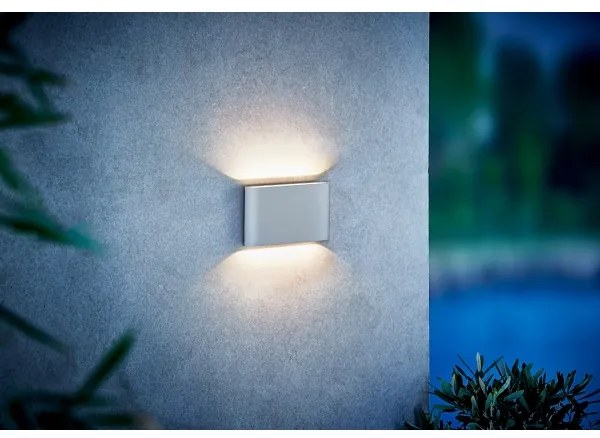 Nordlux - LED Vonkajšie nástenné svietidlo KINVER LED/8,5W/230V IP54 biela