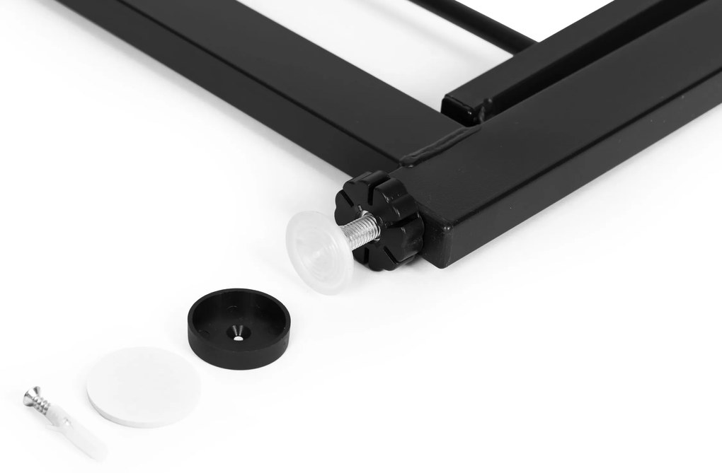 Bezpečnostná zábrana 74-105 cm na schody, čierna ECOTOYS
