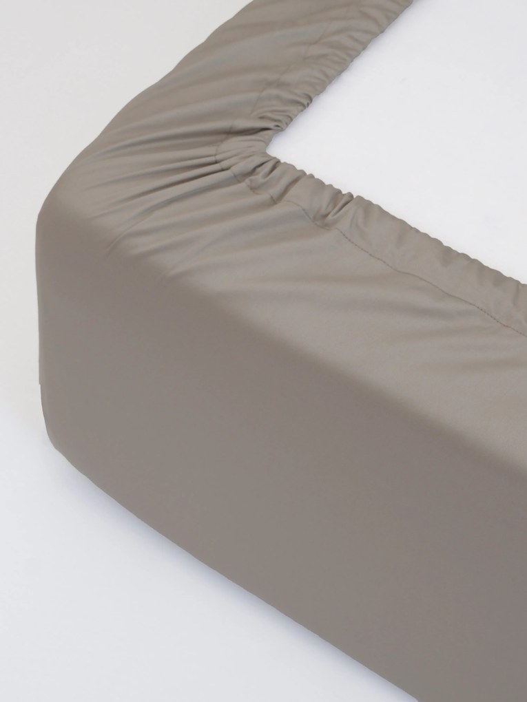 Saténová plachta Diana 120 × 200 cm - sivohnedá