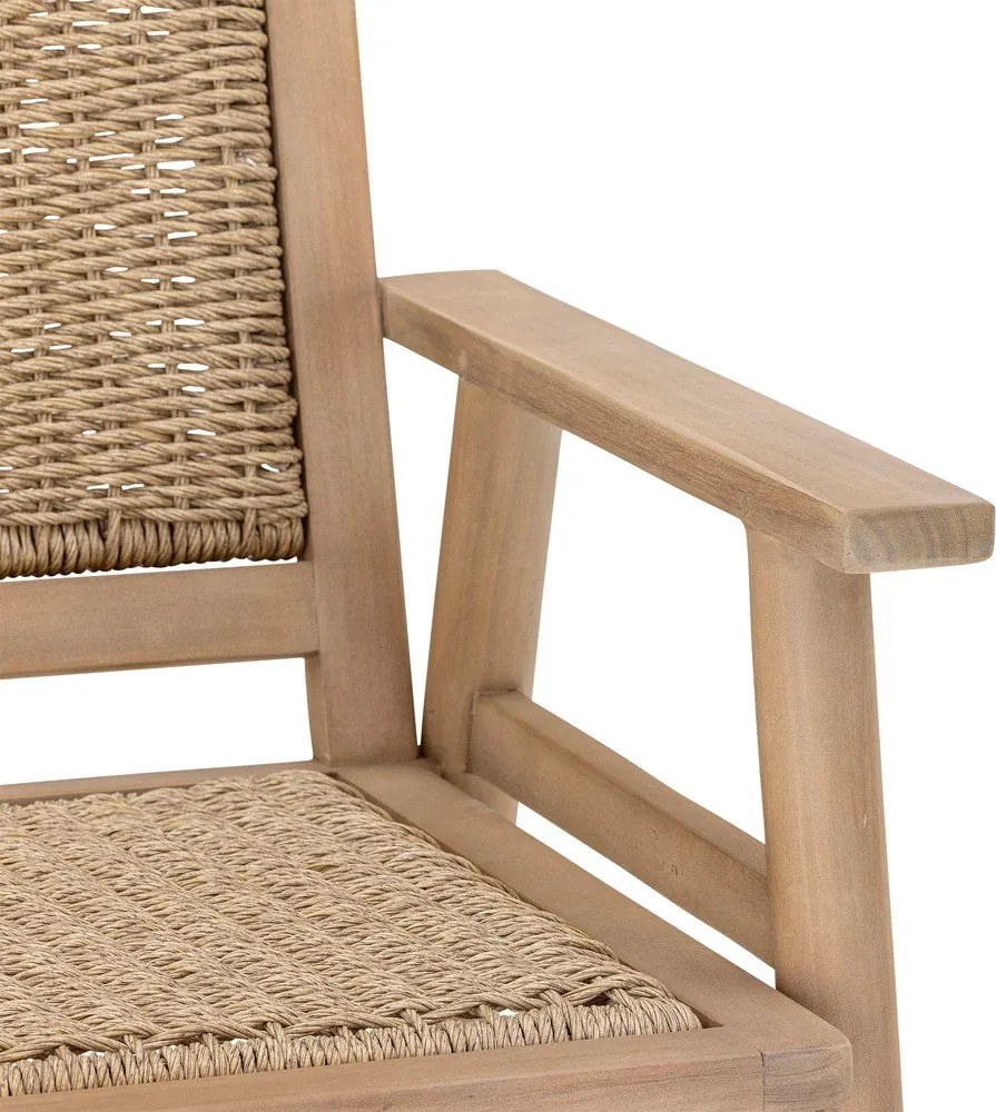 Záhradná pohovka z masívneho dreva v prírodnej farbe Sorrento – Bloomingville