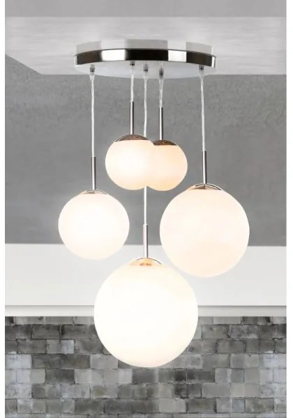 GLOBO 1581-5 - Stropné svietidlo BALLA 5xE27/60W