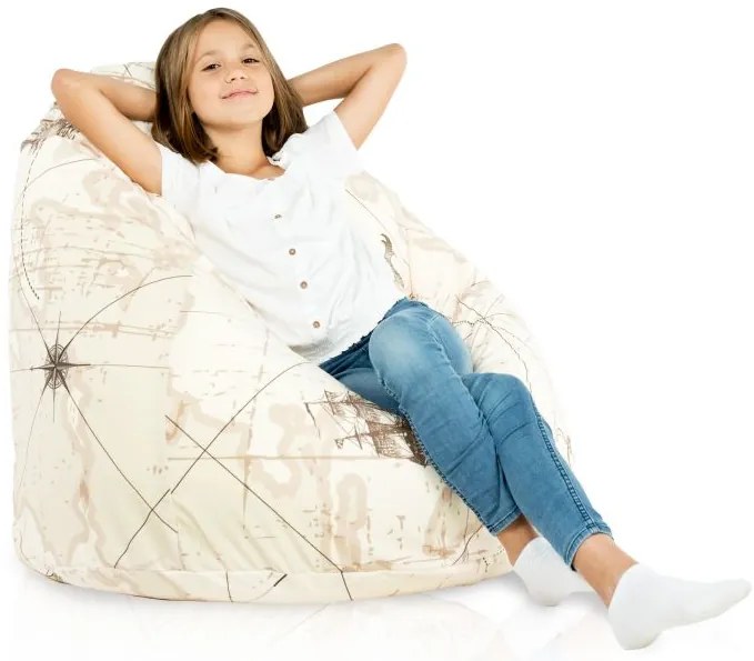 INTERMEDIC SK Sedací vak BAG Sako Design Columbia – 300 L, polyester, moderný motív Veľkosť: XL