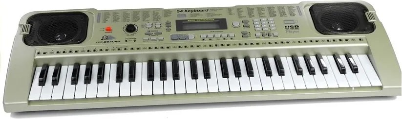 LEAN Toys Detské klávesy MQ807 s mikrofónom a USB