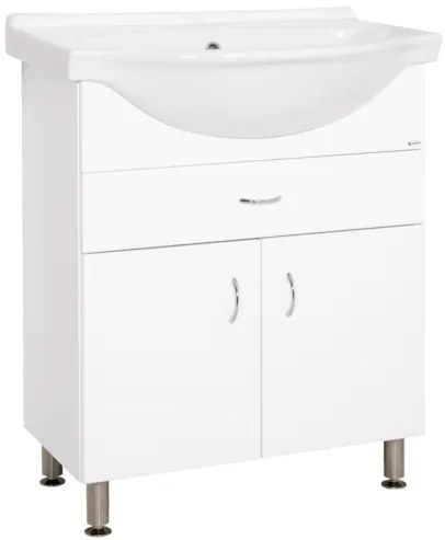 Keramia Pro kúpeľňová skrinka s umývadlom 70x56 cm biela PRO70Z