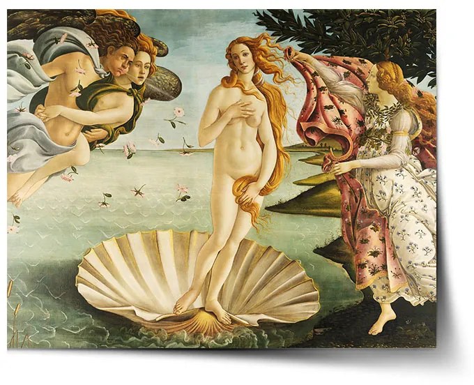 Sablio Plagát Zrodenie Venuše - Sandro Botticelli - 60x40 cm