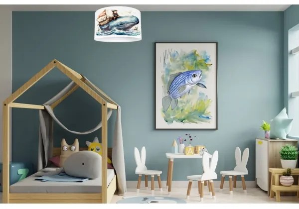 Detské stropné svietidlo OCEAN 1xE27/60W/230V