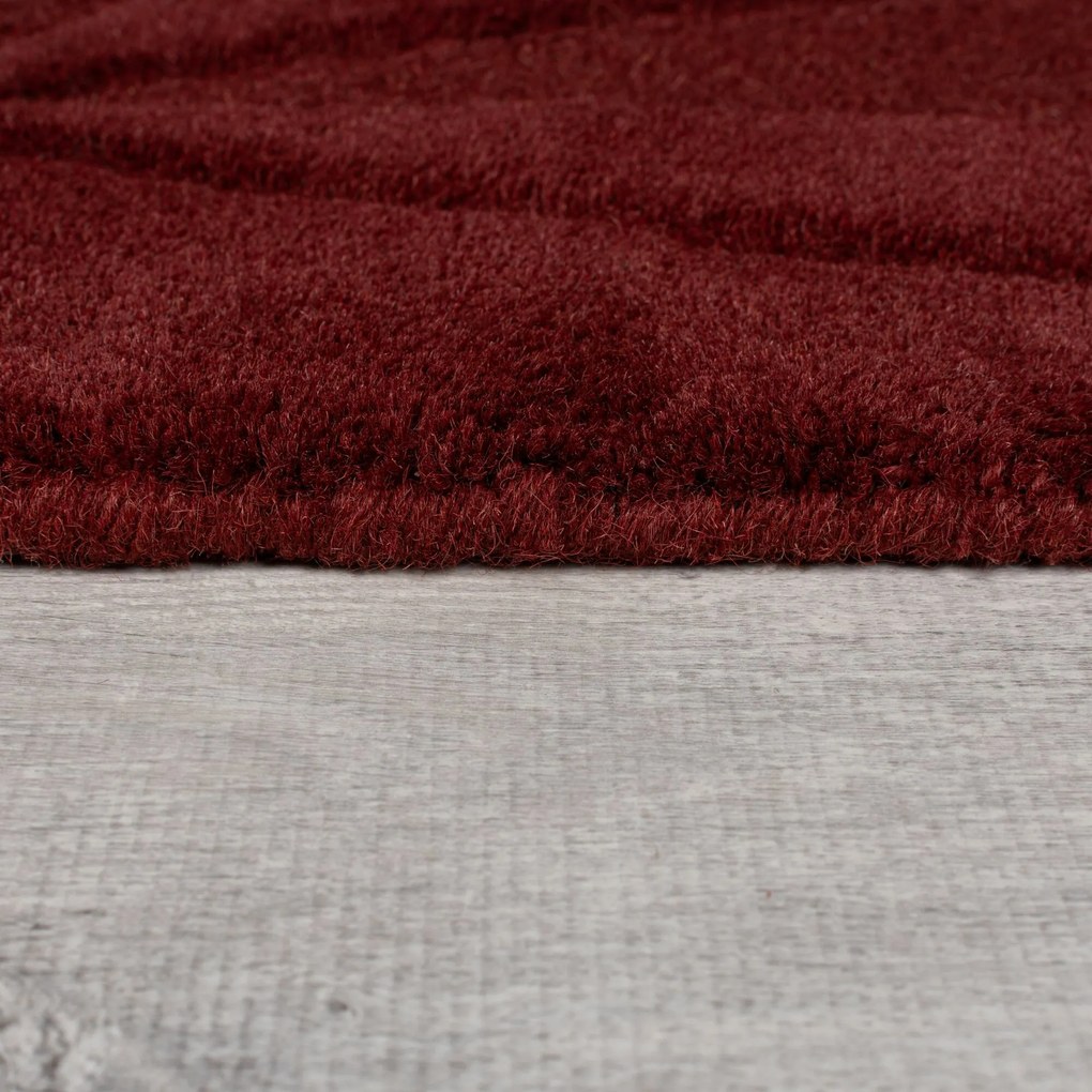 Flair Rugs, Kusový koberec Moderno Shard Red, 200x290, červená, chodba / predsieň
