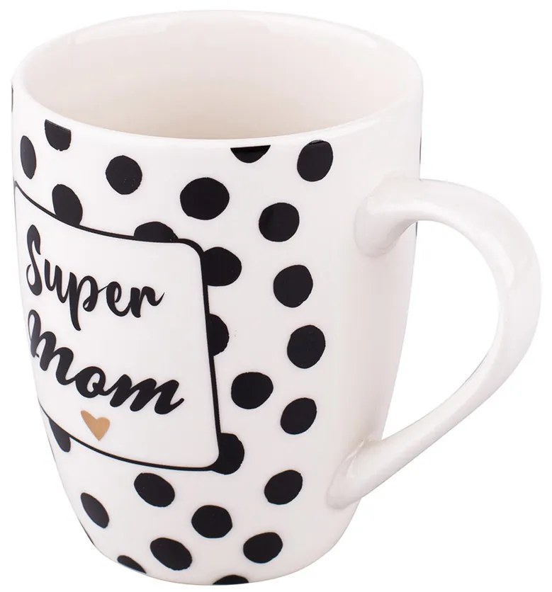 Altom Porcelánový hrnček Super mom, 300 ml